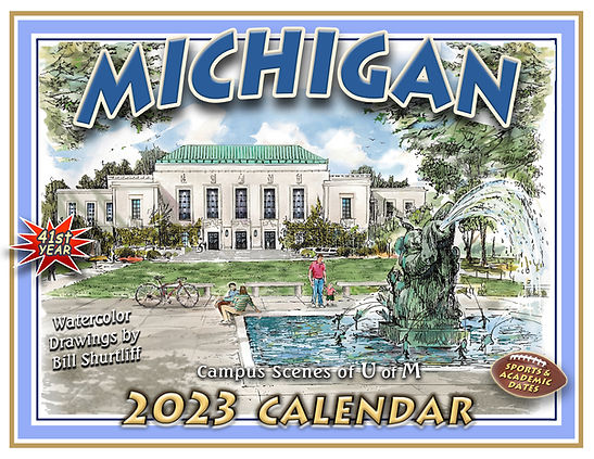 University of Michigan artwork | Bill Shurtliff